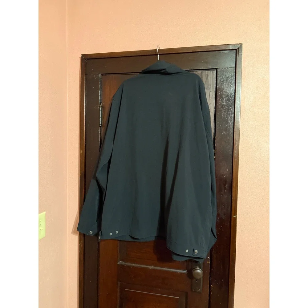 Gander Mountain Mens Black Softshell Full Zip Jacket Mock Neck 3XLT